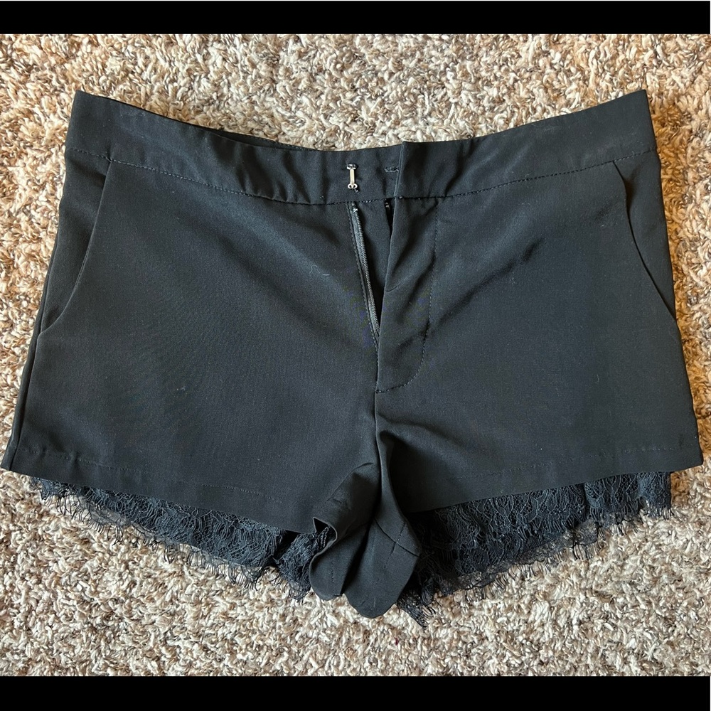 Forever 21 lace trip shorts - size medium